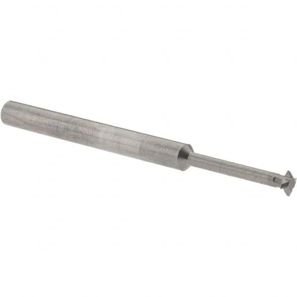 Accupro - 3/16° 3/16" Cut Diam, 0.055" Cut Width, 3/16" Shank, Solid Carbide Double-Angle Cutter - Exact Tooling