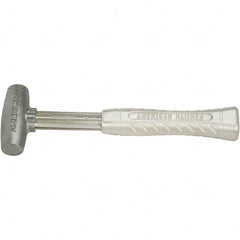 American Hammer - 1-1/2 Lb Head 1-3/4" Face Aluminum Non-Marring Hammer - Exact Tooling