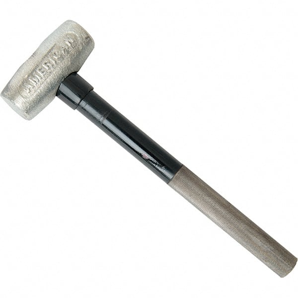 American Hammer - 2 Lb Aluminum Nonsparking Nonmarring Hammer - Exact Tooling