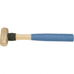 American Hammer - 1-1/2 Lb Bronze Nonsparking Soft Face Hammer - Exact Tooling