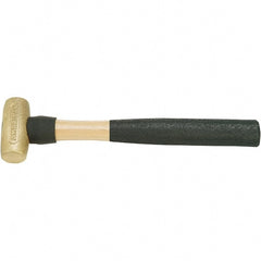 American Hammer - 1-1/2 Lb Brass Nonsparking Hammer - Exact Tooling