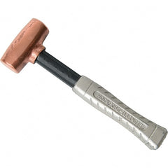 American Hammer - 3 Lb Aluminum Nonsparking Soft Face Hammer - Exact Tooling