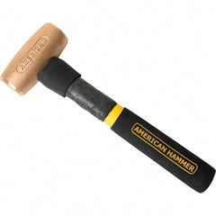 American Hammer - 3 Lb Nonsparking Brass Hammer - Exact Tooling