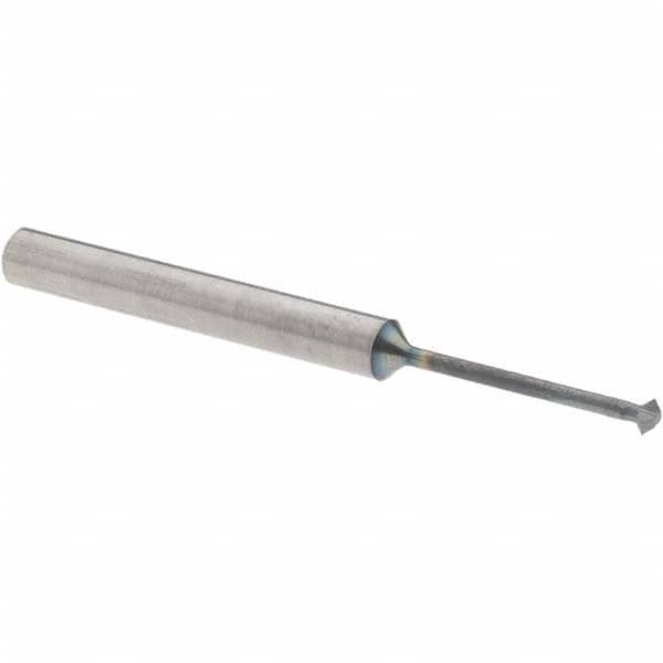 Accupro - 5/64° 5/64" Cut Diam, 0.039" Cut Width, 1/8" Shank, Solid Carbide Double-Angle Cutter - Exact Tooling