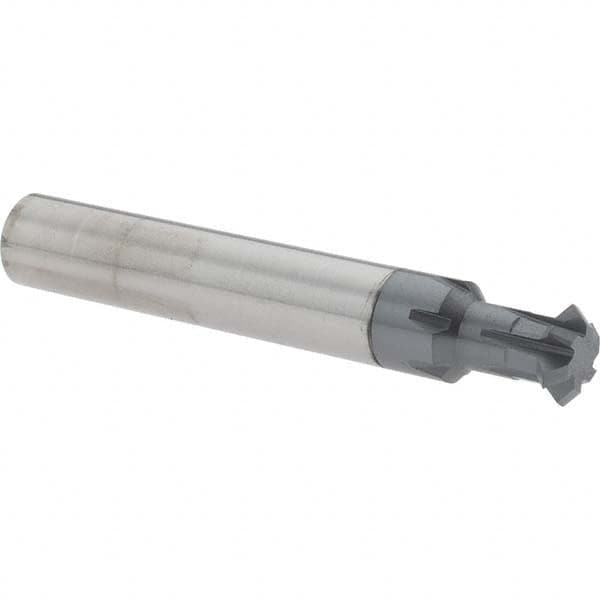 Accupro - 3/8° 3/8" Cut Diam, 1/8" Cut Width, 3/8" Shank, Solid Carbide Double-Angle Cutter - Exact Tooling
