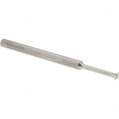 Accupro - 1/8° 1/8" Cut Diam, 0.036" Cut Width, 1/8" Shank, Solid Carbide Double-Angle Cutter - Exact Tooling