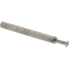 Accupro - 1/8° 1/8" Cut Diam, 0.036" Cut Width, 1/8" Shank, Solid Carbide Double-Angle Cutter - Exact Tooling