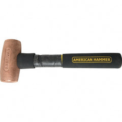 American Hammer - 3 Lb Copper Nonsparking Hammer - Exact Tooling