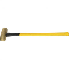 American Hammer - 10 Lb Brass Nonsparking Hammer - Exact Tooling