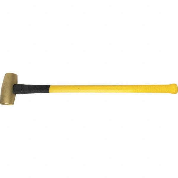 American Hammer - 14 Lb Brass Nonsparking Hammer - Exact Tooling