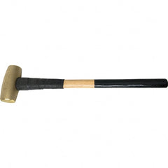 American Hammer - 8 Lb Brass Nonsparking Hammer - Exact Tooling