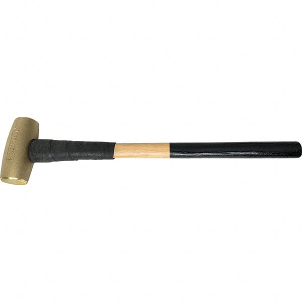 American Hammer - 10 Lb Brass Nonsparking Hammer - Exact Tooling