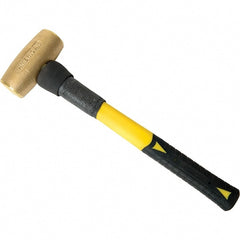 American Hammer - 3-1/2 Lb Brass Nonsparking Hammer - Exact Tooling
