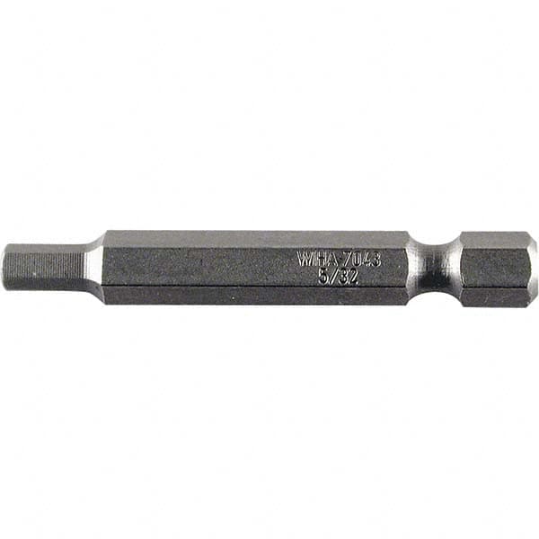 Wiha - 0.14" Power Bit - 1/4" Drive, 2" OAL - Exact Tooling