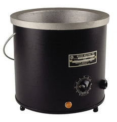 WAAGE - 2 Gal, 6" Deep, 200 to 550°F, Dip Coat Pot - 10-1/2" ID, 115 Volts, 2000 Watts - Exact Tooling