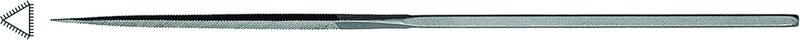 5-1/2" Escapement File, Three-Square, Cut 6 - Exact Tooling