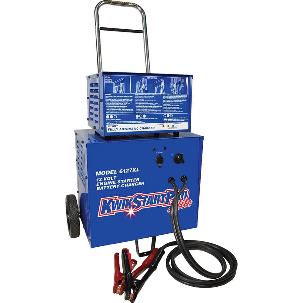 Associated Equipment - Automotive Battery Chargers & Jump Starters; Type: Commercial Jump Starter/Charger ; Amperage Rating: 10 ; Starter Amperage: 1000 amps @ 12 volts ; Voltage: 12 V ; Battery Size Group: (2) Group 31 Batteries - Exact Tooling