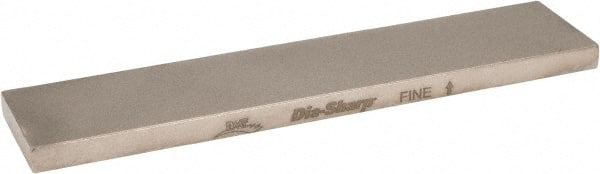DMT - 4" Long x 0.88" Wide x 0.19" Thick, Diam ond Sharpening Stone - Rectangle, Fine Grade - Exact Tooling