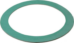 Made in USA - 8" Pipe, 8-5/8" ID x 11" OD Flange Gasket - Fiberglass/Aramid Fiber, Green/White, 1/8" Thick - Exact Tooling