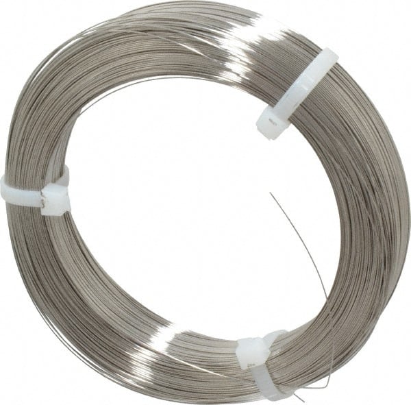 Value Collection - 7 Gage, 0.018 Inch Diameter x 1,157 Ft. Long, 302/304 Music Wire Coil - ASTM A580, 1 Lb. Shipping Weight - Exact Tooling