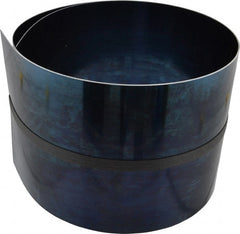 Made in USA - 50 Inch Long x 6 Inch Wide x 0.025 Inch Thick, Roll Shim Stock - Spring Steel - Exact Tooling