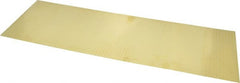 Made in USA - 10 Piece, 18 Inch Long x 6 Inch Wide x 0.002 Inch Thick, Shim Sheet Stock - Brass - Exact Tooling