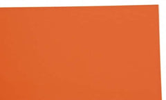 Made in USA - 1 Piece, 25" Wide x 50" Long Plastic Shim Stock Sheet - Coral (Color), ±10% Tolerance - Exact Tooling