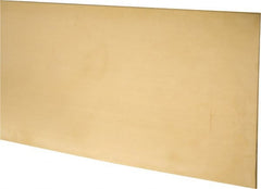 Made in USA - 2 Piece, 25 Inch Long x 6 Inch Wide x 0.025 Inch Thick, Shim Sheet Stock - Brass - Exact Tooling