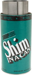 Made in USA - 2.50 m Long x 150 mm Wide x 0.3 mm Thick, Roll Shim Stock - Steel - Exact Tooling