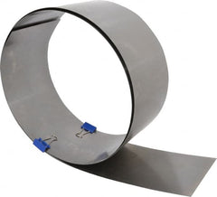 Made in USA - 2.50 m Long x 150 mm Wide x 0.5 mm Thick, Roll Shim Stock - Steel - Exact Tooling