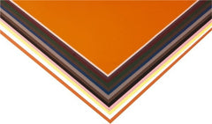 Made in USA - 14 Piece, 0.0005 to 0.03 Inch Thickness, Plastic Shim Stock Sheet Assortment - 20 Inch Long x 20 Inch Wide - Exact Tooling