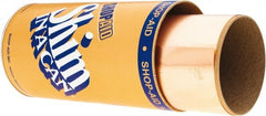 Made in USA - 100 Inch Long x 6 Inch Wide x 0.001 Inch Thick, Roll Shim Stock - Copper - Exact Tooling