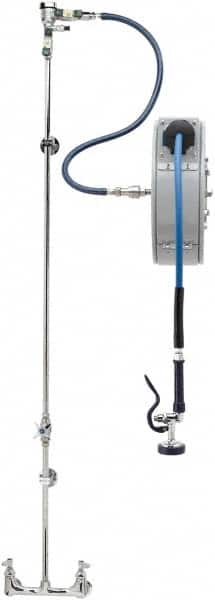 T&S Brass - 30' Spring Retractable Hose Reel - 300 psi, Hose Included - Exact Tooling