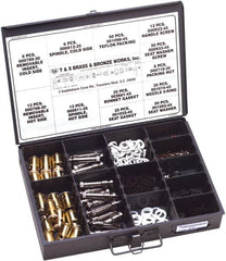 T&S Brass - 267 Pieces Boxed Faucet Repair Kit - Master Parts Kit Style - Exact Tooling