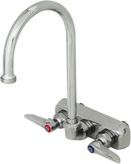 T&S Brass - Standard, 2 Way Design, Wall Mount, Workboard Wall Mount Faucet - 8-3/4 Inch Spout, Lever Handle - Exact Tooling