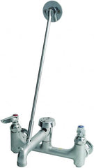 T&S Brass - Standard with Hose Thread, 2 Way Design, Wall Mount, Laundry Faucet - Lever Handle - Exact Tooling