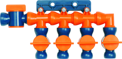 1/2" total Flow Control Manifold - Coolant Hose System Component - Exact Tooling