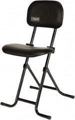 ShopSol - Swivel & Adjustable Stools Type: Sit-Stand Stool Base Type: Tubular Steel - Exact Tooling
