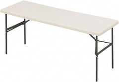 ICEBERG - 24" Long x 72" Wide x 29" High, Folding Table - Platinum - Exact Tooling
