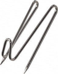 ADVANTUS - 25 Hooks, 1" Long x 1" Deep, Metal Hook Panel - 2-1/2" High - Exact Tooling