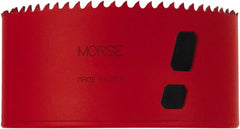 M.K. MORSE - 4-1/2" Diam, 1-15/16" Cutting Depth, Hole Saw - Bi-Metal Saw, Toothed Edge - Exact Tooling