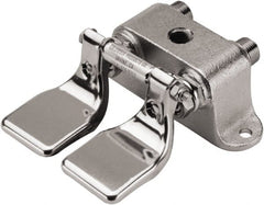 SANI-LAV - Faucet Replacement Double Pedal Foot Valve - Floor Mounted - Brass, Use with Sinks, Wash Stations Scrub Sinks - Exact Tooling