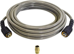 Simpson - 3,100 Max psi Fixed Pressure Washer Hose - 25' Long, Polyurethane, Female - Exact Tooling