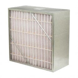 Value Collection - 24" Noml Height x 24" Noml Width x 12" Noml Depth, 65% Capture Efficiency, Rigid Box Air Filter - MERV 11, Synthetic Polypropylene, Integrated Corrosion-Resistant Steel Frame, 2,000 CFM - Exact Tooling