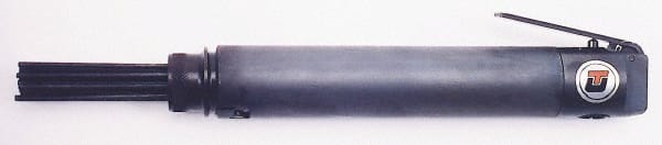 Universal Tool - 9,000 BPM, 1" Bore Diam, Pneumatic Pistol Grip Needle Scaler - 1/8" Needle Diam, 7" Needle Length, 12 CFM, 90 psi, 1/4 NPT Inlet - Exact Tooling