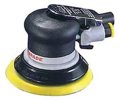 Dynabrade - 12,000 OPM, 18 CFM Air Consumption, Palm Air Orbital Sander - Round Pad, 1/4 NPT Inlet - Exact Tooling