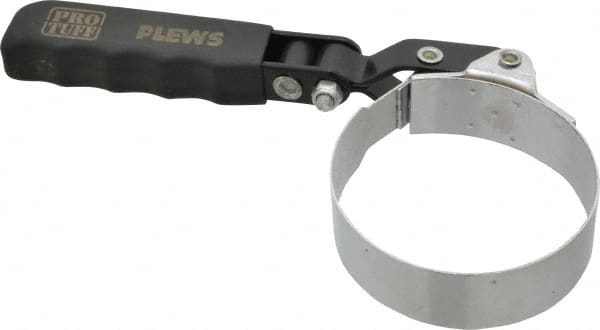 Plews - 2-13/16 to 3-5/32" Diam, Swivel Handle Small Oil Filter Wrench - Steel, For Use with Filters from 2-13/16 to 3-5/32" - Exact Tooling