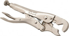 Irwin - 4" OAL Locking Jaw Locking Pliers - 1/4 to 9/16" Jaw Opening, Standard Handle - Exact Tooling