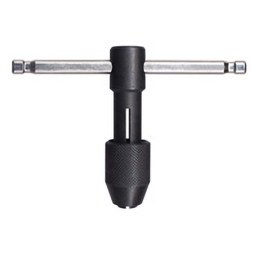 Titan USA - Tap Wrenches; Minimum Tap Size Compatibility (Inch): #0 ; Maximum Tap Size Compatibility (Inch): 1/4 ; Handle Style: T-Handle ; Overall Length (Inch): 5-7/8 ; Ratcheting: No - Exact Tooling