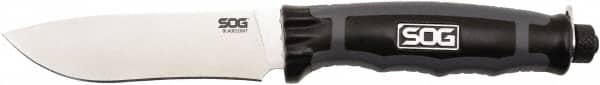 SOG Specialty Knives - 4-1/2" Long Blade, 8Cr13MoV Stainless Steel, Fine Edge, Illuminated Fixed Blade - 9.2" OAL, Glass-Filled Nylon Handle, Includes Glass-Reinforced Nylon Sheath - Exact Tooling